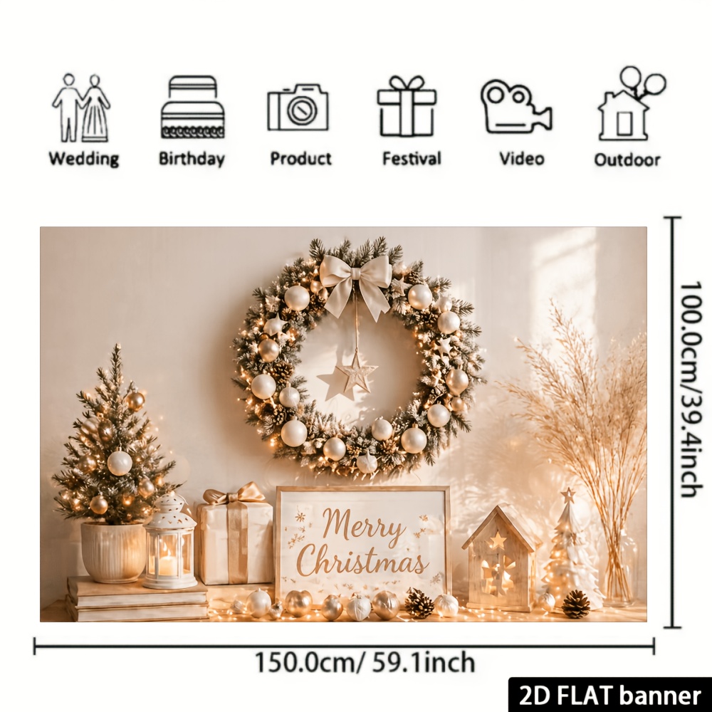 電源が不要で使いやすく、屋内でのクリスマス装飾、テーマ写真撮 - Wedding/Event Supply Store のレビューと価格